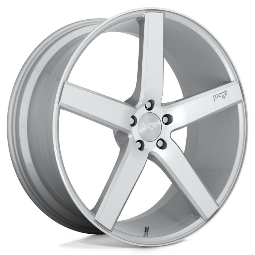 Niche Wheels<br>Milan Gloss Silver Machined (19x8.5)